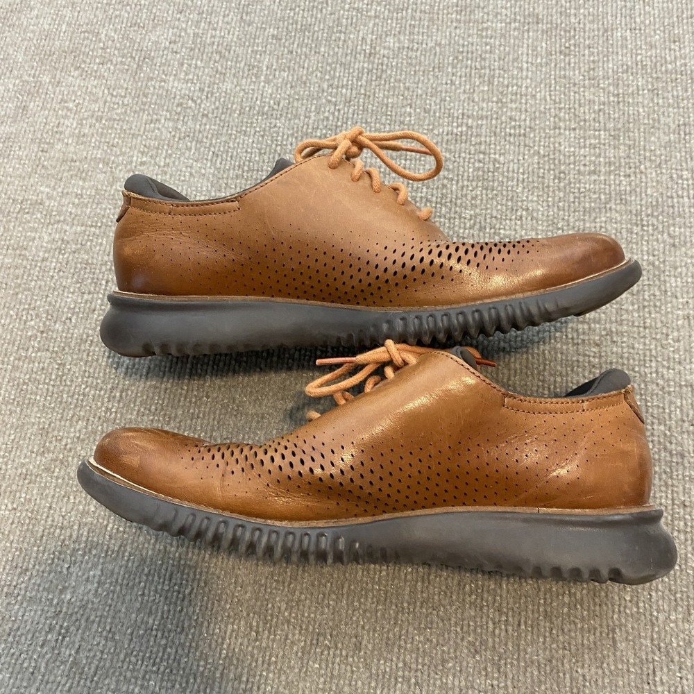 Cole Haan Zerogrand Shoes Mens Size 8.5 Brown Leather Grand.OS Sneakers C25351 - Picture 3 of 11